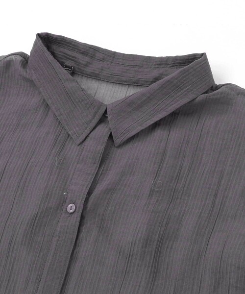 ZIDDY（ジディ）の「オフショルダー2WAY長袖シャツ＆半袖Tシャツセット(130~160cm)（シャツ/ブラウス・キッズ・パープル/グレー・FREE/130cm/140cm/150cm）」の18枚目の写真