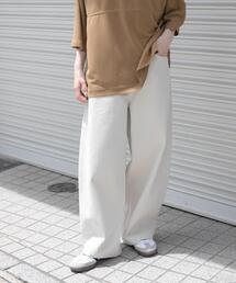 FORK&SPOON | FORK&SPOON　ガーメントダイツイルカーブパンツ(その他パンツ)