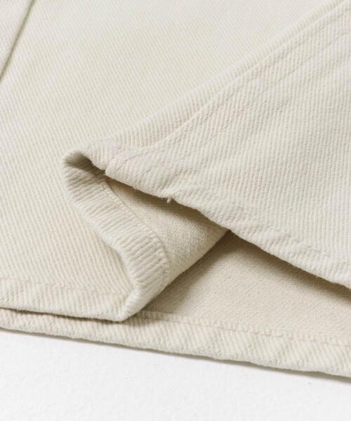 FORK&SPOON（フォークアンドスプーン）の「FORK&SPOON　ガーメントダイツイルカーブパンツ（その他パンツ・レディース・アイボリー/チャコールグレー・1/2）」の18枚目の写真