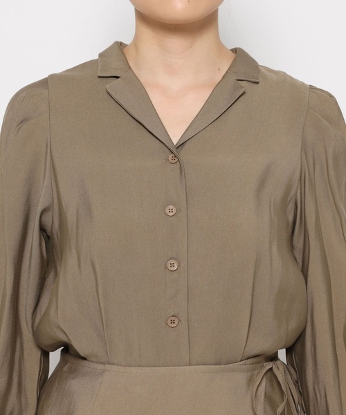 mysty woman（ミスティウーマン）の「R/Tカイキンコンビネゾン　591111（つなぎ/オールインワン・レディース・ブラック/ベージュ・FREE）」の10枚目の写真