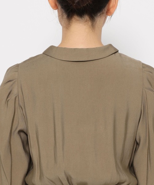 mysty woman（ミスティウーマン）の「R/Tカイキンコンビネゾン　591111（つなぎ/オールインワン・レディース・ブラック/ベージュ・FREE）」の14枚目の写真