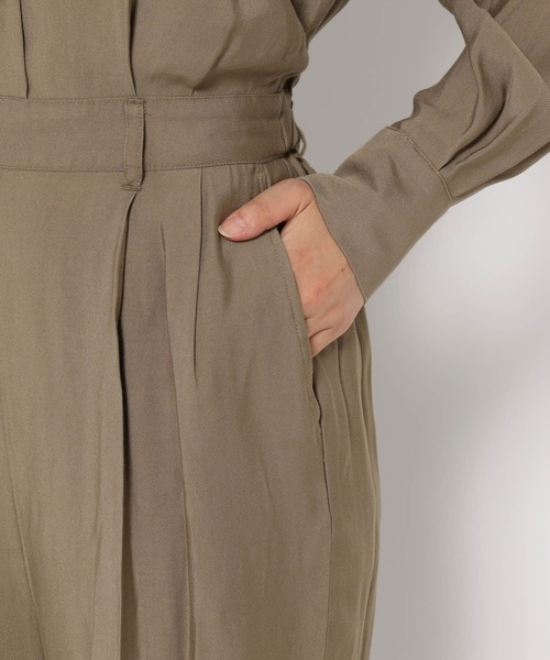 mysty woman（ミスティウーマン）の「R/Tカイキンコンビネゾン　591111（つなぎ/オールインワン・レディース・ブラック/ベージュ・FREE）」の20枚目の写真