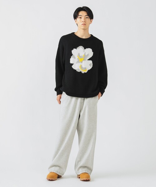 BEAMS HEART(ビームスハート)の「【2色展開】メルトン ワイド イージー パンツ(その他パンツ・メンズ・グレー/ブラック・LARGE/MEDIUM/SMALL)」の3枚目の写真