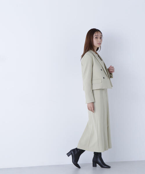 NATURAL BEAUTY BASIC（ナチュラルビューティーベーシック）の「◇ショートジャケット（テーラードジャケット・レディース・ダークブラウン/イエロー・MEDIUM/SMALL）」の17枚目の写真