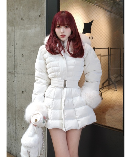 Darichレディミディダウンコート ダーリッチ Darich レディミディダウンコート （ブラック