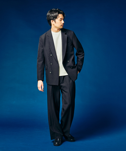 4WAYストレッチ” ダブルジャケット（テーラードジャケット）｜417