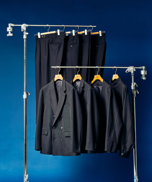 417 EDIFICE（フォーワンセブンエディフィス）の「”4WAYストレッチ” ダブルジャケット（テーラードジャケット・メンズ・ブラウン/カーキ/ブラック・LARGE/MEDIUM/SMALL）」の8枚目の写真