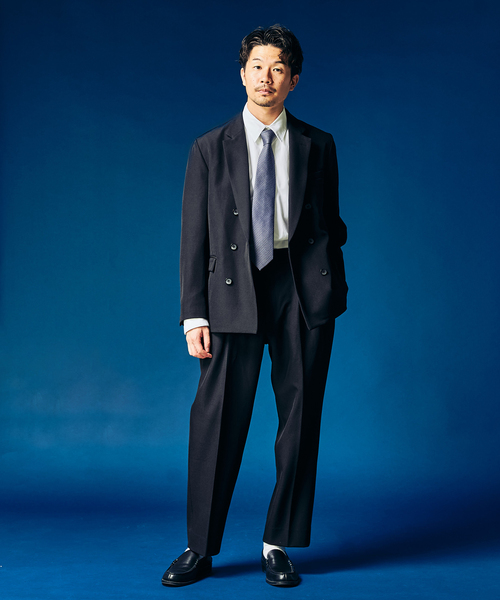 4WAYストレッチ” ダブルジャケット（テーラードジャケット）｜417