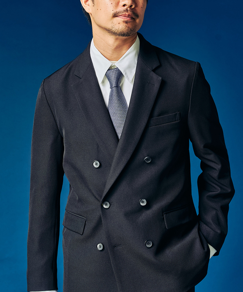 417 EDIFICE（フォーワンセブンエディフィス）の「”4WAYストレッチ” ダブルジャケット（テーラードジャケット・メンズ・ブラウン/カーキ/ブラック・LARGE/MEDIUM/SMALL）」の11枚目の写真