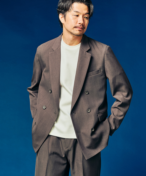 4WAYストレッチ” ダブルジャケット（テーラードジャケット）｜417