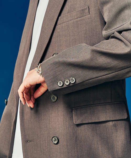 4WAYストレッチ” ダブルジャケット（テーラードジャケット）｜417