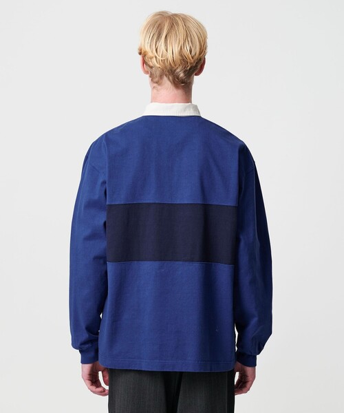 BEAUTY&YOUTH UNITED ARROWS（ビューティーアンドユースユナイテッドアローズ）の「12oz ヘビーウェイト ラグビーシャツ（Tシャツ/カットソー・メンズ・ブラック/ロイヤルブルー・XL/L/M/S）」の14枚目の写真