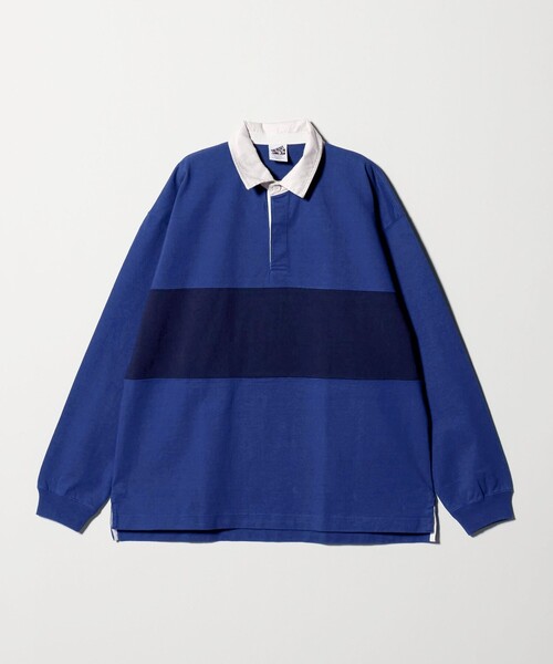 BEAUTY&YOUTH UNITED ARROWS（ビューティーアンドユースユナイテッドアローズ）の「12oz ヘビーウェイト ラグビーシャツ（Tシャツ/カットソー・メンズ・ブラック/ロイヤルブルー・XL/L/M/S）」の15枚目の写真