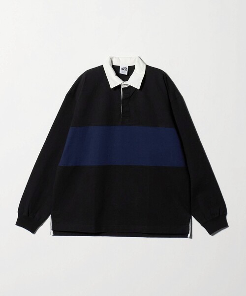 BEAUTY&YOUTH UNITED ARROWS（ビューティーアンドユースユナイテッドアローズ）の「12oz ヘビーウェイト ラグビーシャツ（Tシャツ/カットソー・メンズ・ブラック/ロイヤルブルー・XL/L/M/S）」の16枚目の写真