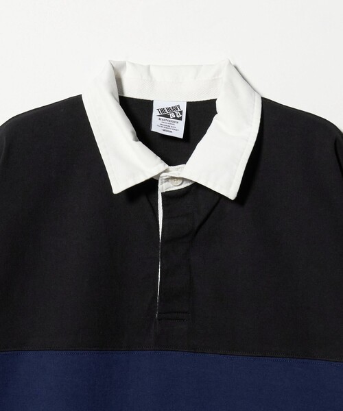 BEAUTY&YOUTH UNITED ARROWS（ビューティーアンドユースユナイテッドアローズ）の「12oz ヘビーウェイト ラグビーシャツ（Tシャツ/カットソー・メンズ・ブラック/ロイヤルブルー・XL/L/M/S）」の3枚目の写真