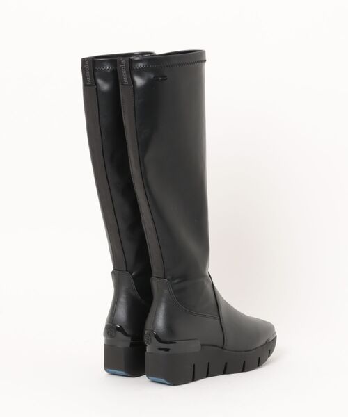 Bussola（ブソラ）の「【bussola】晴雨兼用アイスグリップソールロングブーツ(954113)（ブーツ・レディース・ブラック・39/38/37/36/35）」の2枚目の写真