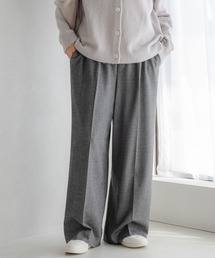 Elura | ウールライク柄ワイドパンツ/596039(その他パンツ)