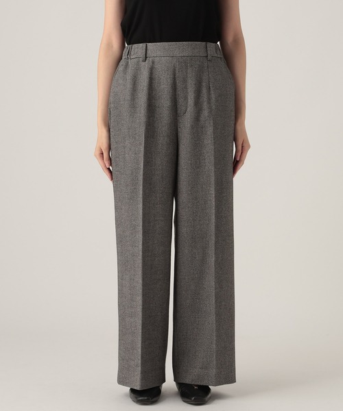 Elura（エルーラ）の「ウールライク柄ワイドパンツ/596039（その他パンツ・レディース・ブラウン/グレー・MEDIUM/LARGE/FREE(S)）」の8枚目の写真