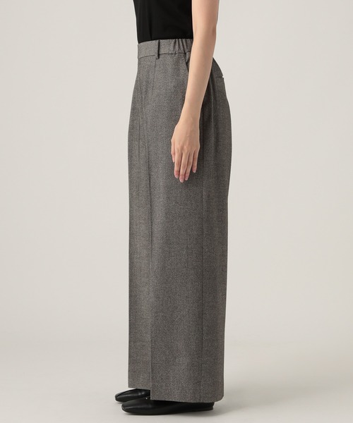 Elura（エルーラ）の「ウールライク柄ワイドパンツ/596039（その他パンツ・レディース・ブラウン/グレー・MEDIUM/LARGE/FREE(S)）」の9枚目の写真