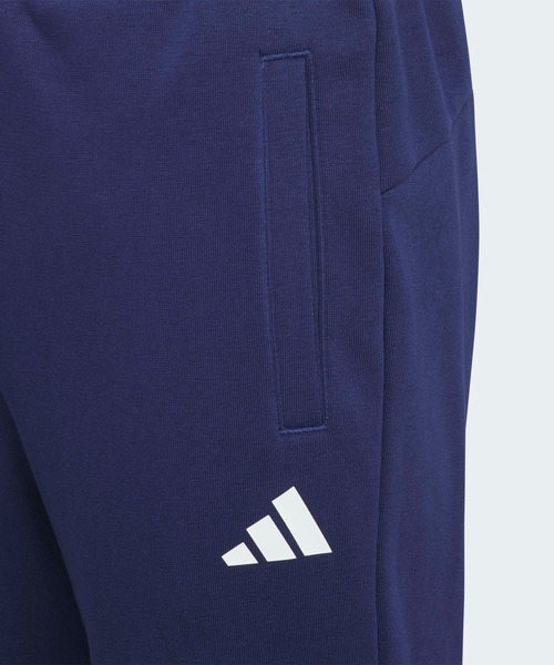adidas（アディダス）の「ワーディング パック フレンチテリー 9/10丈 カフ仕上げの裾 パンツ キッズ / アディダス adidas（スウェットパンツ・キッズ・ブラック/ブルー・120/130/140/150/160）」の8枚目の写真