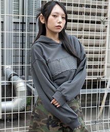 WEGO/グラフィックショートパーカー