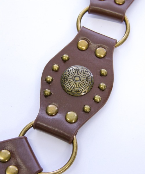 clear（クリア）の「ウエスタンベルト［Y2K カジュアル 着回し力抜群］≪AW新作≫（ベルト・レディース・ブラウン・F）」の4枚目の写真