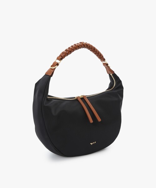 agnes b.(アニエスベー)の「ナイロン 2way ミディアム ショルダーバッグ "Tsuki" ZAS07-01(ショルダーバッグ・レディース・ブラウン・FREE)」の3枚目の写真