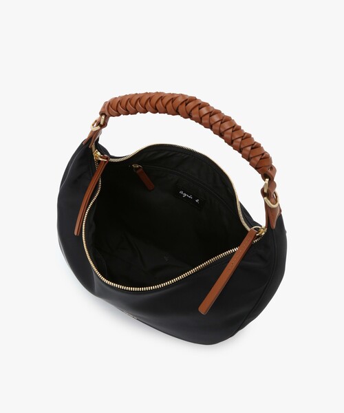 agnes b.(アニエスベー)の「ナイロン 2way ミディアム ショルダーバッグ "Tsuki" ZAS07-01(ショルダーバッグ・レディース・ブラウン・FREE)」の4枚目の写真