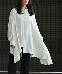 funda mine | とろみアシンメトリーシャツ(シャツ/ブラウス)