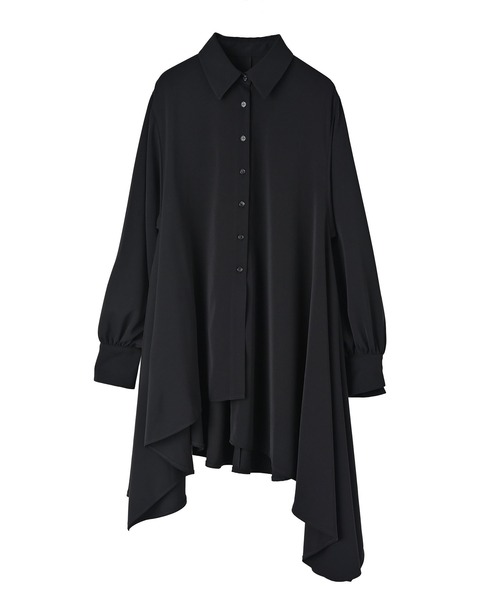 funda mine（ファンダマイン）の「とろみアシンメトリーシャツ（シャツ/ブラウス・レディース・ホワイト/ブラック・FREE）」の20枚目の写真