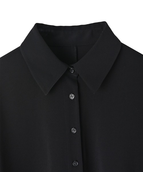 funda mine（ファンダマイン）の「とろみアシンメトリーシャツ（シャツ/ブラウス・レディース・ホワイト/ブラック・FREE）」の22枚目の写真