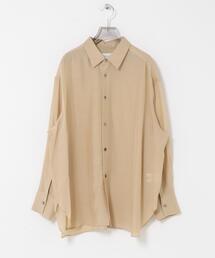 new basic　WASHABLE CUPRA SHIRTS