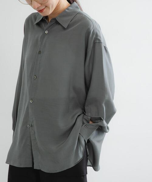 アーバンリサーチ（URBAN RESEARCH）/new basic　WASHABLE CUPRA SHIRTS セール】new basic WASHABLE CUPRA SHIRTS（シャツ/ブラウス）｜URBAN