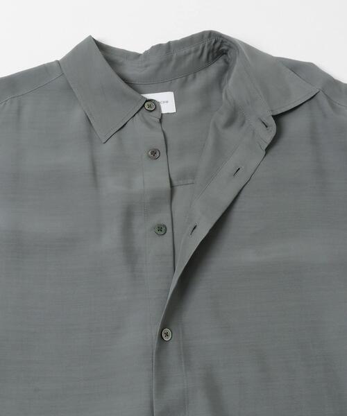 URBAN RESEARCH(アーバンリサーチ)の「new basic WASHABLE CUPRA SHIRTS(シャツ/ブラウス・レディース・ベージュ/グレー系その他・FREE)」の16枚目の写真