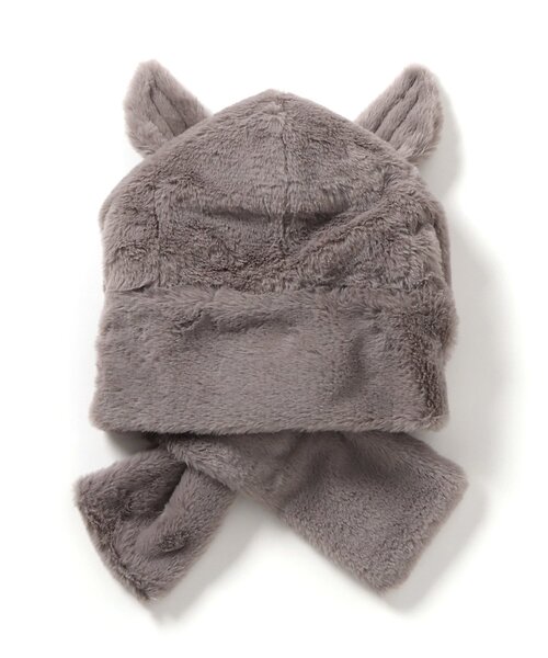 algy(アルジー)の「エンジェルフード付きネックウォーマー(ネックウォーマー/スヌード・キッズ・ブラック/グレー/オフホワイト・MEDIUM/SMALL)」の4枚目の写真