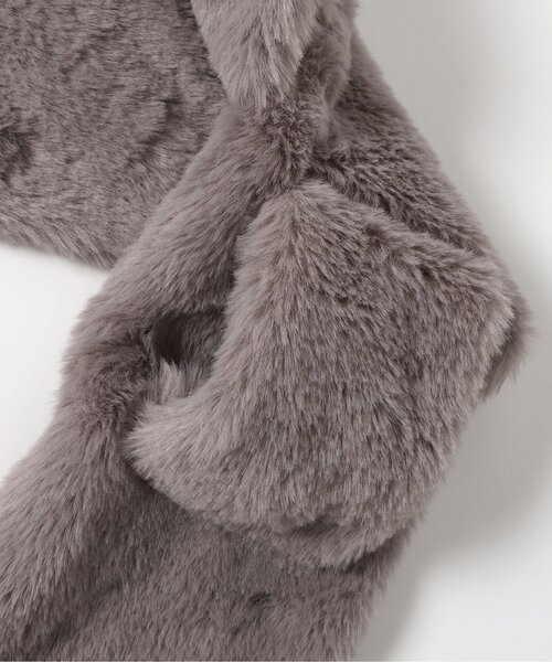 algy(アルジー)の「エンジェルフード付きネックウォーマー(ネックウォーマー/スヌード・キッズ・ブラック/グレー/オフホワイト・MEDIUM/SMALL)」の7枚目の写真