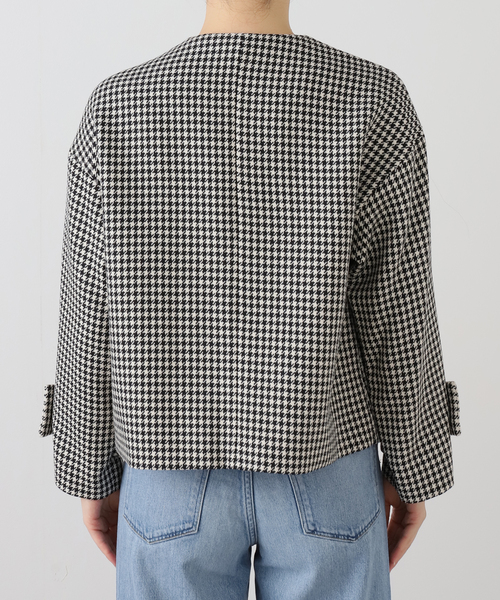 Mackintosh（マッキントッシュ）の「【MACKINTOSH/マッキントッシュ】HUMBIE NO COLLAR SL JACKET MB（ノーカラージャケット・レディース・ブラック・6）」の5枚目の写真