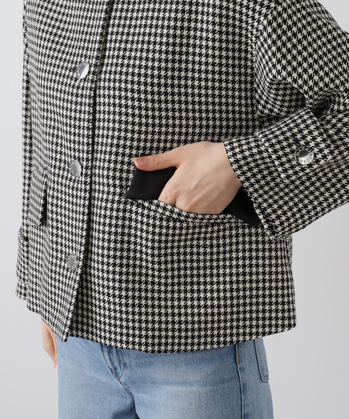 Mackintosh（マッキントッシュ）の「【MACKINTOSH/マッキントッシュ】HUMBIE NO COLLAR SL JACKET MB（ノーカラージャケット・レディース・ブラック・6）」の8枚目の写真
