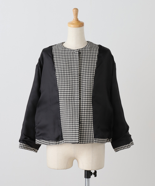 Mackintosh（マッキントッシュ）の「【MACKINTOSH/マッキントッシュ】HUMBIE NO COLLAR SL JACKET MB（ノーカラージャケット・レディース・ブラック・6）」の10枚目の写真