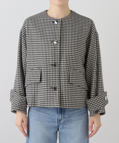 Mackintosh（マッキントッシュ）の「【MACKINTOSH/マッキントッシュ】HUMBIE NO COLLAR SL JACKET MB（ノーカラージャケット・レディース・ブラック・6）」の15枚目の写真