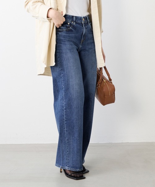 RED CARD TOKYO（レッドカード）の「【RED CARD TOKYO】35th Anniversary wide-ワイドストレートデニム（デニムパンツ・レディース・ブルー・23/24）」の3枚目の写真