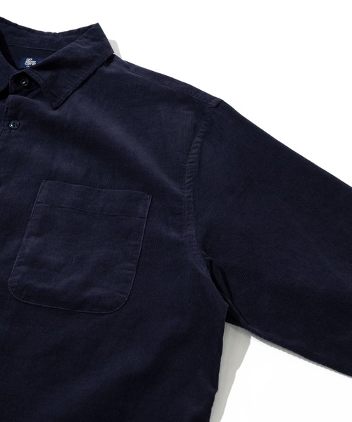 go slow caravan（ゴースローキャラバン）の「コーデュロイ前立て刺繍シャツ（シャツ/ブラウス・メンズ・グリーン系その他/ネイビー/ベージュ・LARGE/X-LARGE/MEDIUM/SMALL）」の6枚目の写真