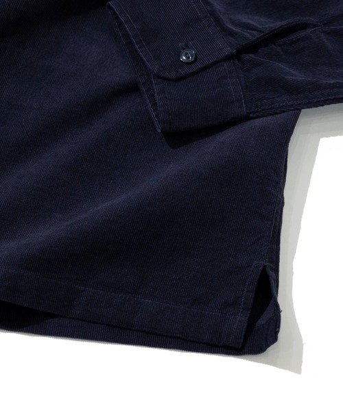 go slow caravan（ゴースローキャラバン）の「コーデュロイ前立て刺繍シャツ（シャツ/ブラウス・メンズ・グリーン系その他/ネイビー/ベージュ・LARGE/X-LARGE/MEDIUM/SMALL）」の8枚目の写真