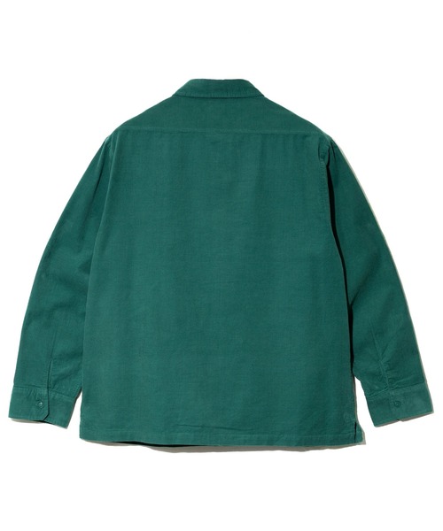 go slow caravan（ゴースローキャラバン）の「コーデュロイ前立て刺繍シャツ（シャツ/ブラウス・メンズ・グリーン系その他/ネイビー/ベージュ・LARGE/X-LARGE/MEDIUM/SMALL）」の13枚目の写真