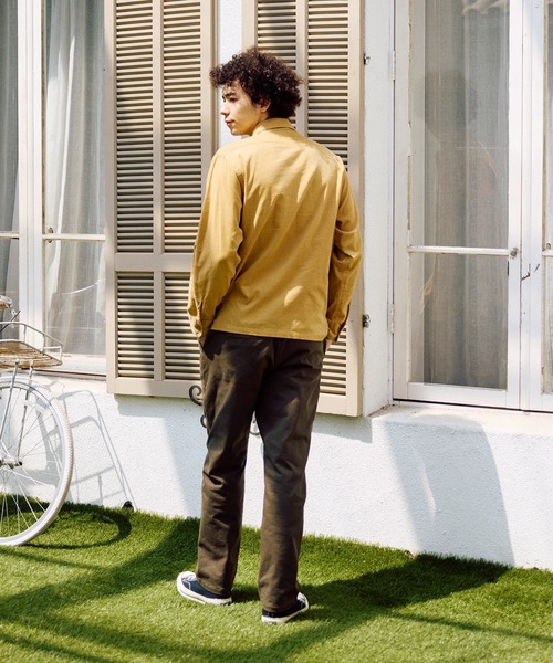 go slow caravan（ゴースローキャラバン）の「コーデュロイ前立て刺繍シャツ（シャツ/ブラウス・メンズ・グリーン系その他/ネイビー/ベージュ・LARGE/X-LARGE/MEDIUM/SMALL）」の21枚目の写真