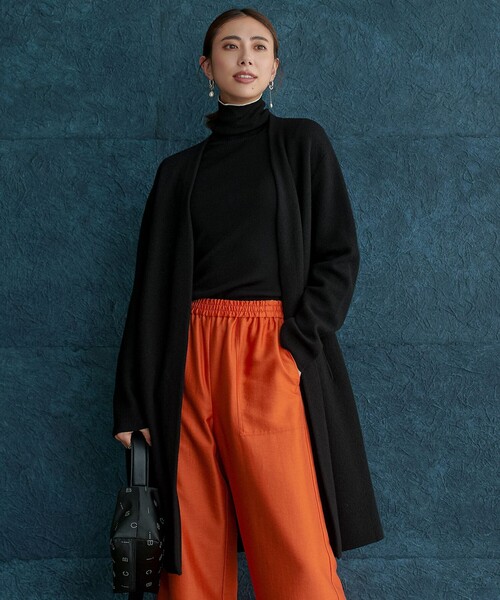 ミルドウール ロングカーディガン（カーディガン/ボレロ）｜ICB（アイ