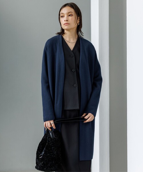 ミルドウール ロングカーディガン（カーディガン/ボレロ）｜ICB（アイ