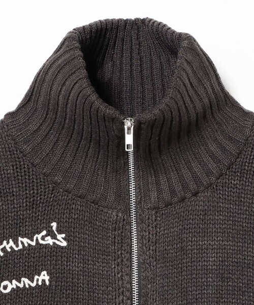 B:MING by BEAMS（ビーミングバイビームス）の「手書き刺繍 ニット（ニット/セーター・レディース・レッド/チャコールグレー/オフホワイト・ONE SIZE）」の17枚目の写真