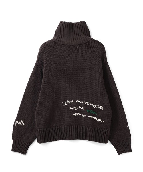 セール】手書き刺繍 ニット (手洗い可)（ニット/セーター）｜B:MING by