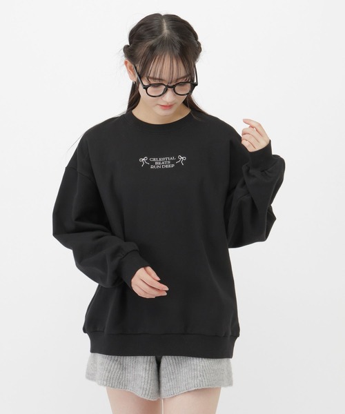 セール】USAP刺繍スウェット/AND YUA ANY/581120（スウェット